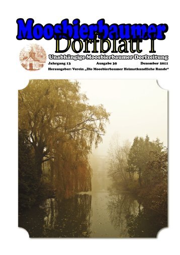 UnabhÃ¤ngige Moosbierbaumer Dorfzeitung - tullnerfeld-info