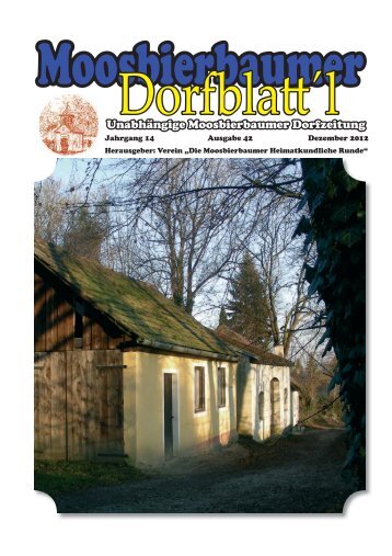 UnabhÃ¤ngige Moosbierbaumer Dorfzeitung ... - tullnerfeld-info