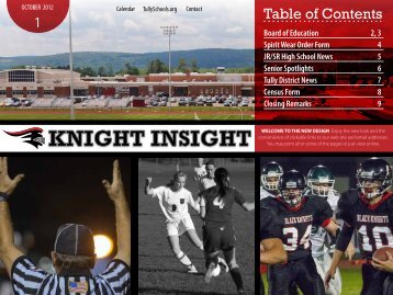 1 Table of Contents - Tully School District