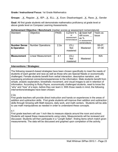 Whitman Elementary - Tulsa Public Schools