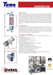 WineBrane Datenblatt - Tuma Pumpensysteme GmbH.