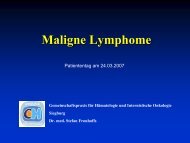 Maligne Lymphome - Tumorzentrum Bonn eV