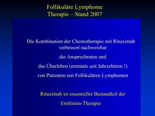 Maligne Lymphome - Tumorzentrum Bonn eV