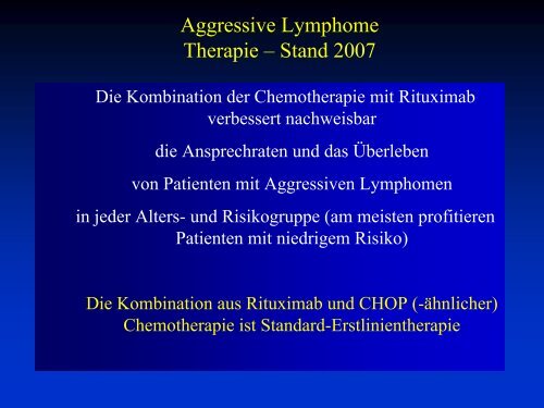 Maligne Lymphome - Tumorzentrum Bonn eV