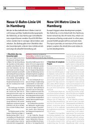 Neue U-Bahn-Linie U4 in Hamburg New U4 Metro Line in ... - Tunnel