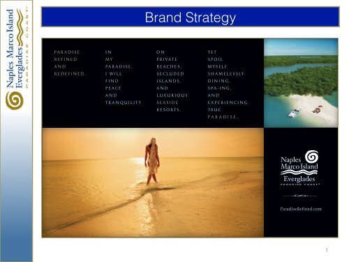 Brand Strategy - Naples, Marco Island & Everglades