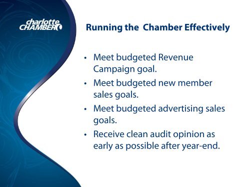 2013 Program of Work - Charlotte Chamber of Commerce