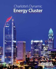 Energy Cluster - Charlotte Chamber of Commerce