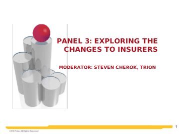 panel 3: exploring the changes to insurers - Charlotte Chamber of ...