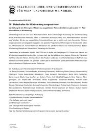 staatliche lehr- und versuchsanstalt fÃ¼r wein- und obstbau weinsberg