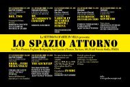 lo spazio attorno - Pro Loco Turriaco