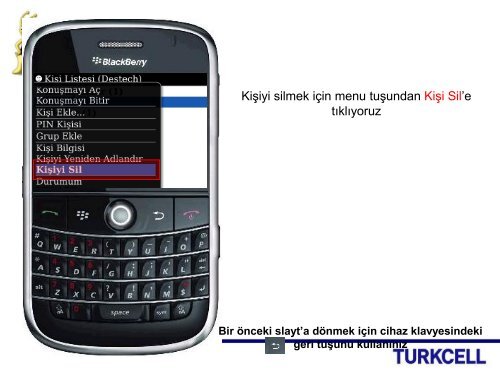 BlackBerry BOLD 9000 BlackBerry Messenger Kullanımı - Turkcell