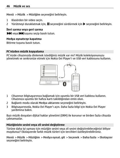 Nokia C3-01 Kullanım Kılavuzu