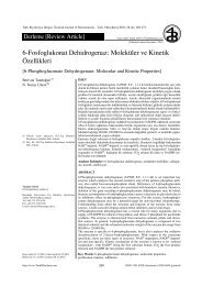 6-Fosfoglukonat Dehidrogenaz - TÃ¼rk Biyokimya Dergisi