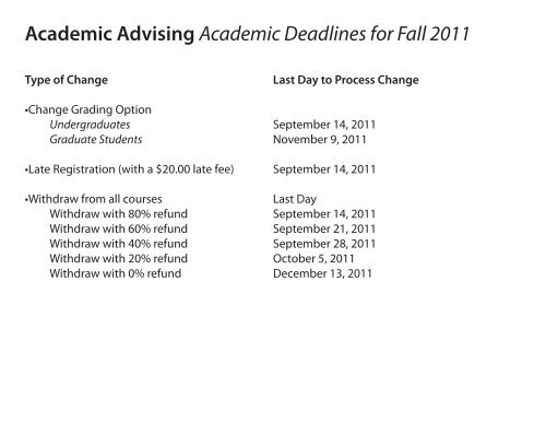 Fall 2011 Semester Overview Presentation (PDF 12mb)
