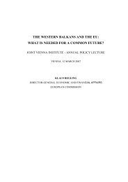 the western balkans and the eu: what is needed for a common future?