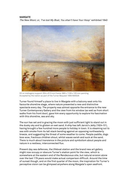 Turner Tours in Kent - Turner Contemporary