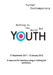 Nothing in the World But Youth background resource - Turner ...