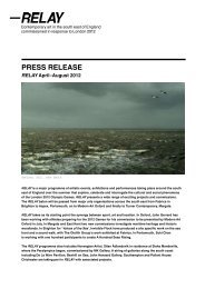 PRESS RELEASE - Turner Contemporary