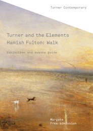 Turner and the Elements Hamish Fulton: Walk - Turner Contemporary