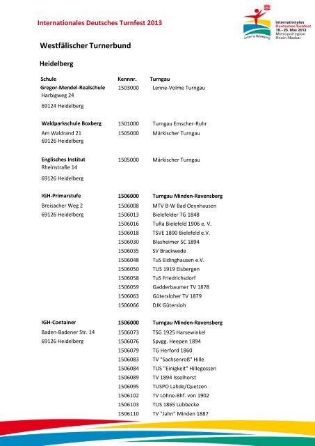 WestfÃ¤lischer Turnerbund - Das ist Turnfest