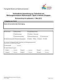 Meldeformular Wertungsmusizieren - Das ist Turnfest