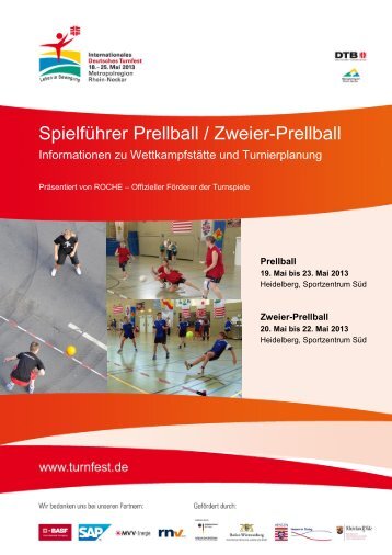SpielfÃ¼hrer Prellball / Zweier-Prellball - Das ist Turnfest