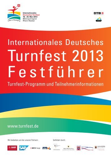 FestfÃ¼hrer Turnfest 2013 â Gesamtversion - Das ist Turnfest