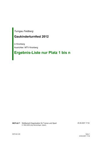 Ergebnis-Liste Gauki 2012 - Turngau Feldberg