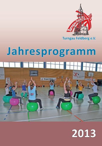 Jahresprogramm 2013 - Turngau Feldberg