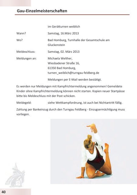 Jahresprogramm 2013 - Turngau Feldberg