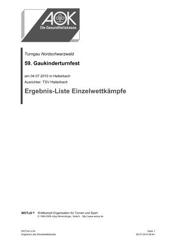 Siegerliste (PDF) - Turngau Nordschwarzwald
