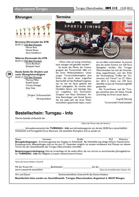 Info 1-2013 - Turngau Oberschwaben