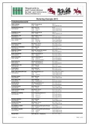 Crystal Reports - RPfList - Turnierdienst Brinkmann