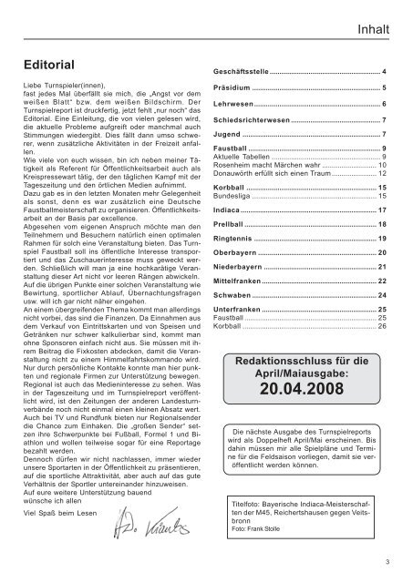 03/2008 - Bayerischer Turnspiel- Verband