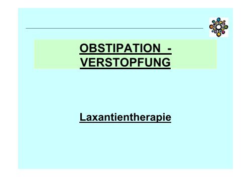 OBSTIPATION - VERSTOPFUNG - TurnusDoc