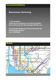 Basiswissen Gerinnung - TurnusDoc