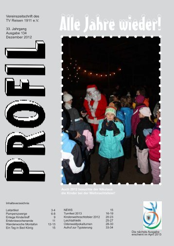 Profil - Nr. 134 (Dezember 2012) - beim Turnverein Reisen!