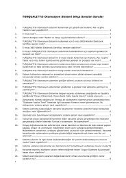 TURQUALITYÂ® Otomasyon Sistemi SÄ±kÃ§a Sorulan Sorular