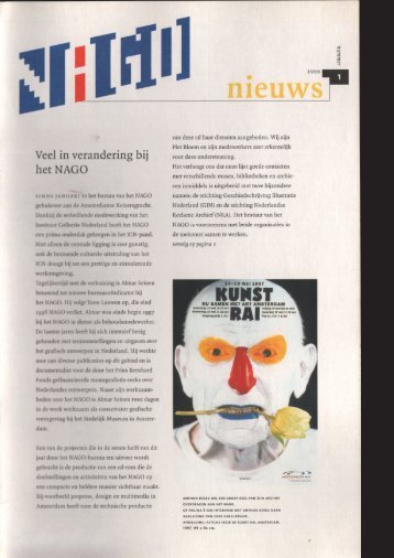 NAGO Nieuws No.1 1999