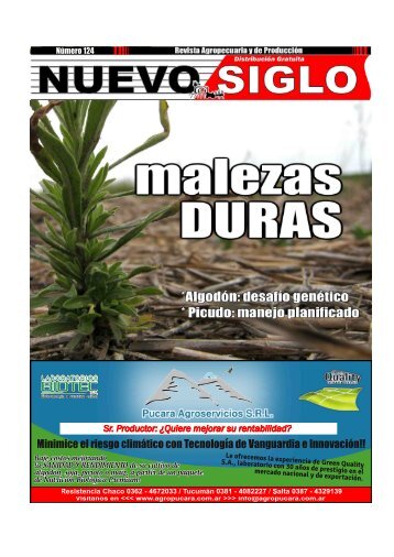 Revista Agropecuaria Nuevo Siglo 124