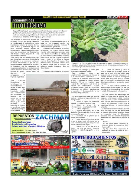 Revista Agropecuaria Nuevo Siglo 124