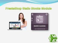 Static Block Plug-in by FMEModules for PrestaShop