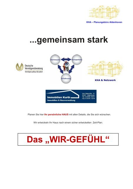 ...gemeinsam stark Das „WIR-GEFÜHL“