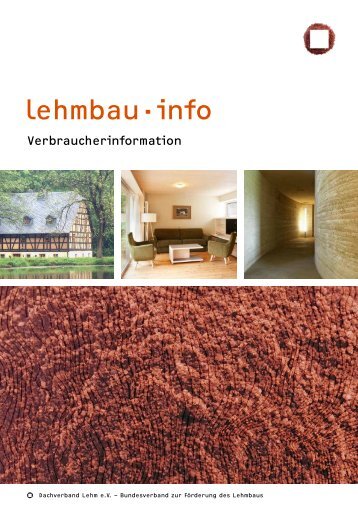 lehmbau·info – Verbraucherinformation