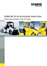 BOMAG BW 161 AD-40 Articulated Tandem Roller. Power and ...