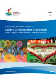 Programmheft VorfÃ¼hrungen - Das ist Turnfest