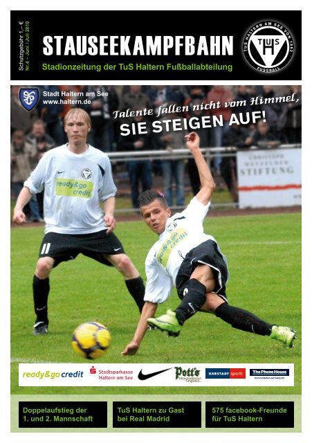 Stadionzeitung der TuS Haltern FuÃŸballabteilung - TuS Haltern am ...