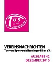 42. Vereinsnachrichten 2010 - TuS Hemdingen Bilsen