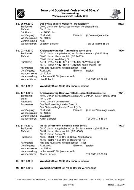 Turn- und Sportverein Vahrenwald 08 e. V. - beim TuS Vahrenwald 08